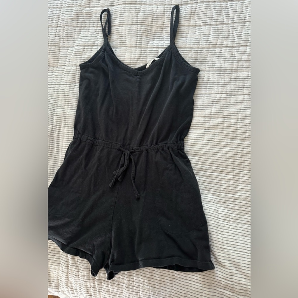 Coyuchi organic cotton romper